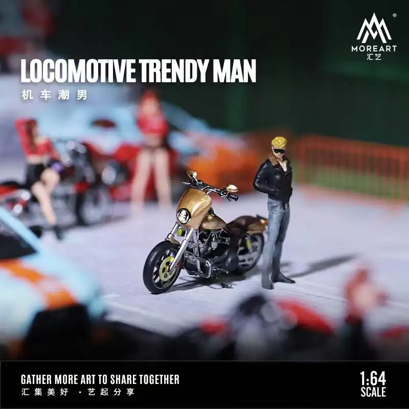 

**Pre-Order** TIME MICRO MoreArt 1:64 Locomotive Trendy Man figure set