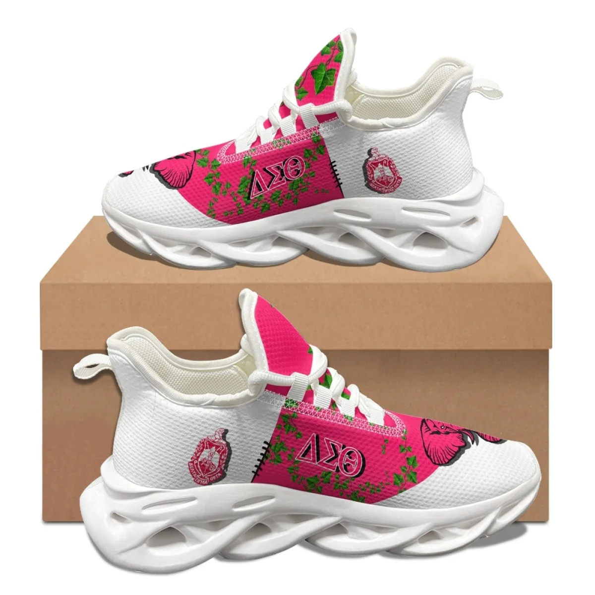 

American Sisterhood Sorority Pattern Autumn Winter Woman Sport Shoes Outdoor Travel Breathable Ladies Sneakers Print On Demand