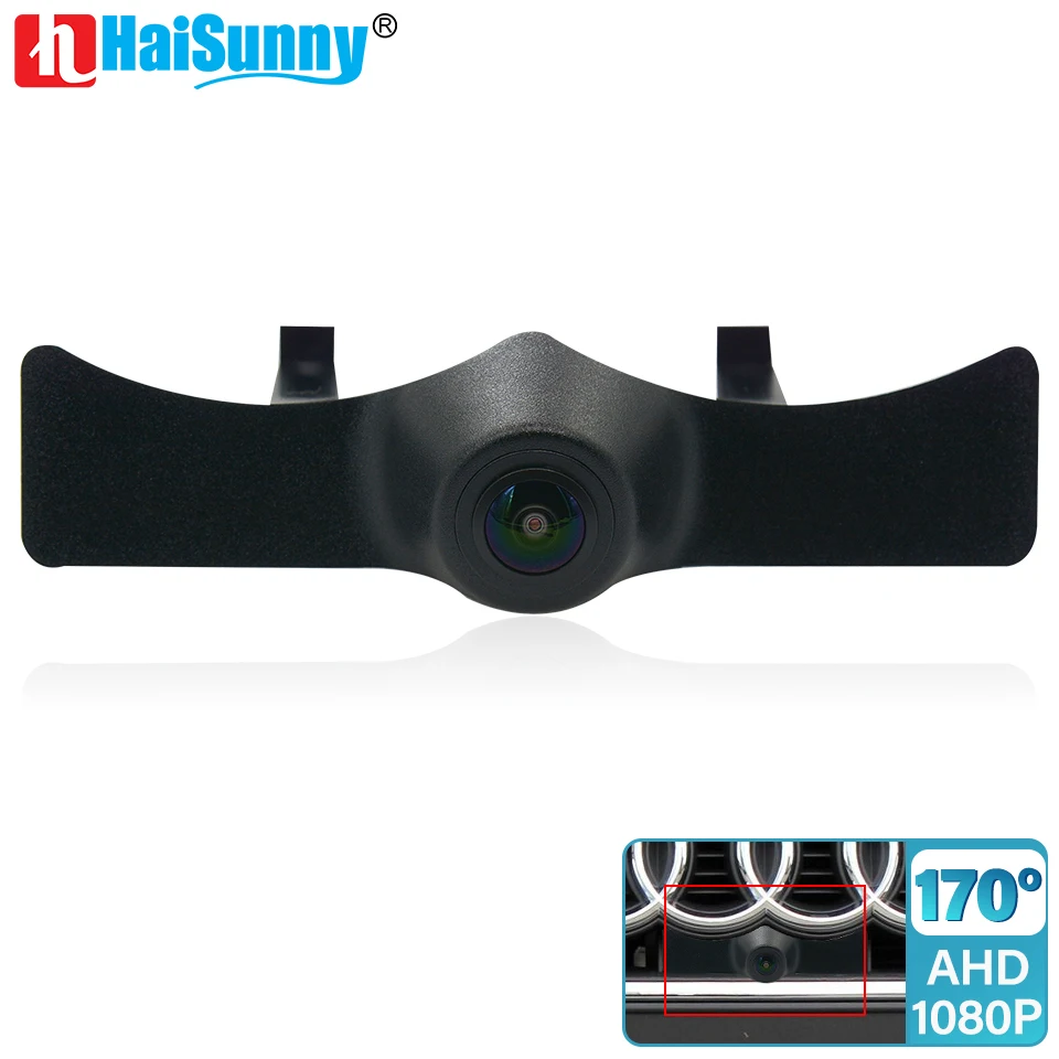 

HaiSunny 170° HD Front View Camera For Audi A3 Limousine 2020 360 Panoramic System Waterproof AHD 1080P Positive Parking Camera