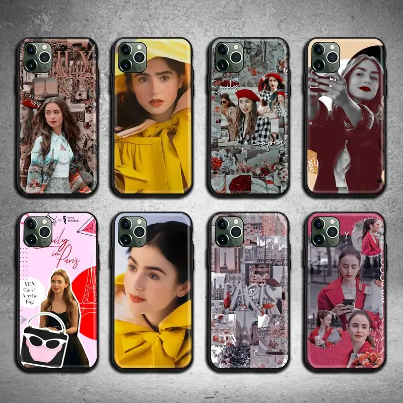 Emily in paris Phone Case For iphone 13 12 11 Pro Max Mini XS Max 8 7 6 6S Plus X 5S SE 2020 XR cover