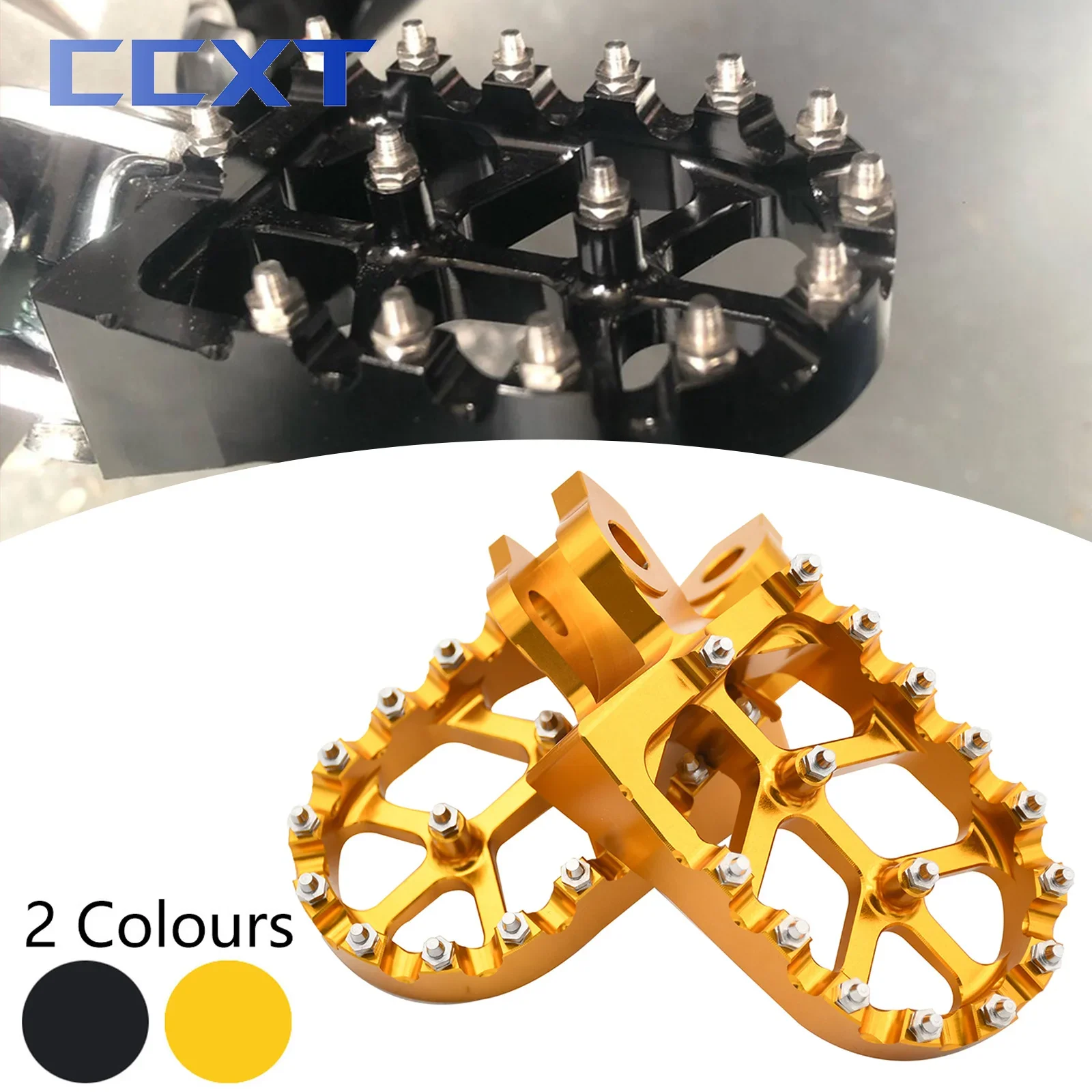 Алюминиевые подножки с ЧПУ для мотоцикла ног педали Yamaha Tenere XT660Z XT660R Suzuki RMZ450 RMX450Z