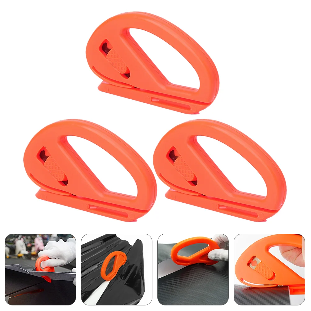 

3Pcs Multipurpose Portable Car Wrap Vinyl Tools Car Wrap Cutting Tools Paper