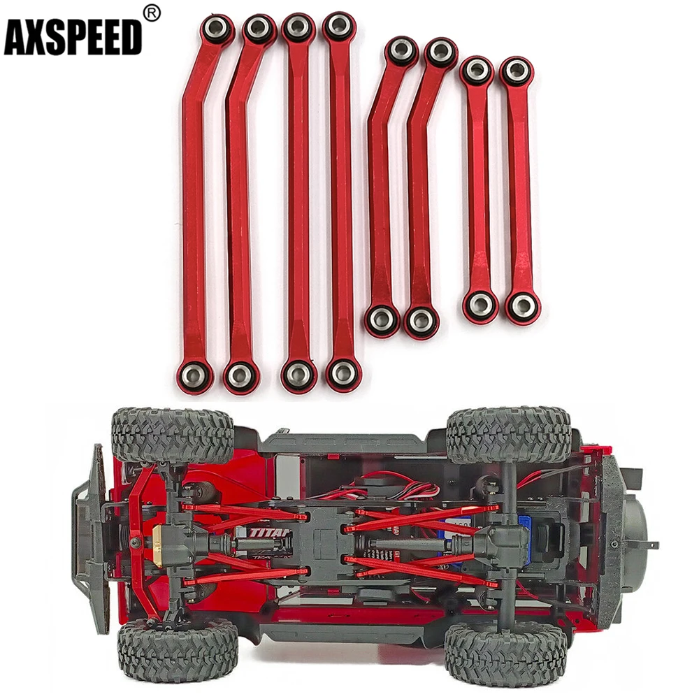 

AXSPEED Metal Heightened Linkage Link Rod Kit for 1/18 Traxxas TRX-4M Bronco Defender RC Crawler Car Parts