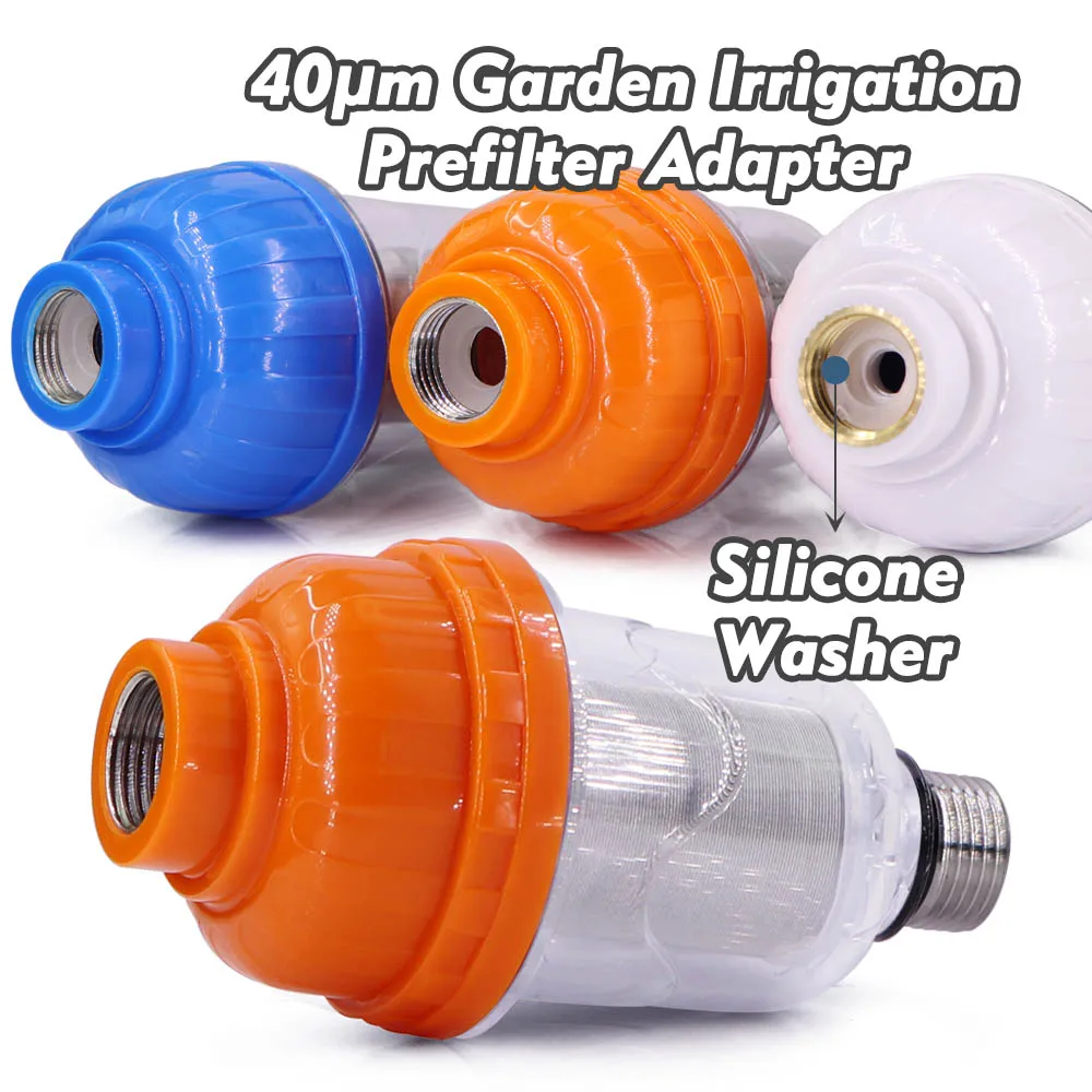 3-цветный предварительный фильтр 1/2 дюйма садовый кран для ирригационной трубки с