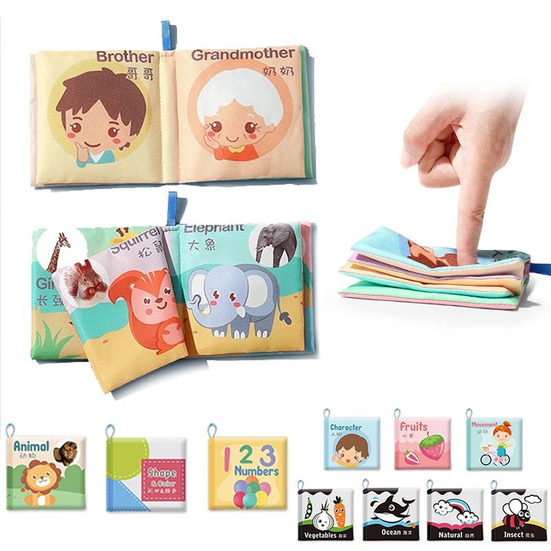 

Stereoscopic Children's Educational Books Baby Toys 0 12 Months Baby Gifts for Newborn Book Education Readings Learning Hobbies