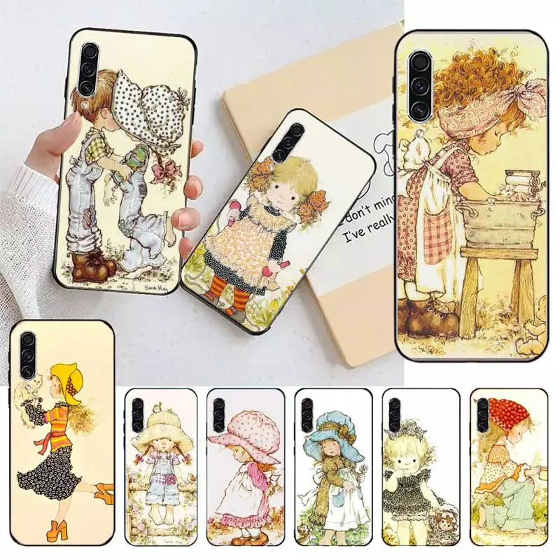 

Sarah Kay art painting pattern Phone Case For Samsung galaxy A S note 10 12 20 32 40 50 51 52 70 71 72 21 fe s ultra plus