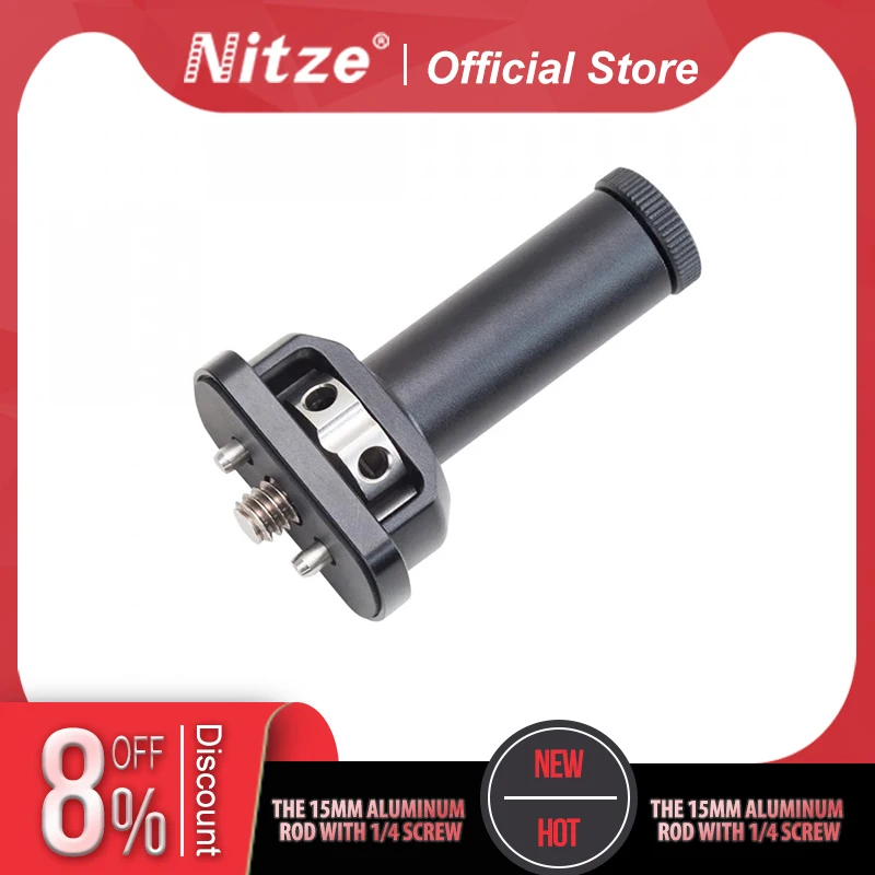 

NITZE 15 мм алюминиевый стержень с винтом 1/4 ''-20 и установочными штифтами ARRI (50 мм/2 дюйма)-технические характеристики