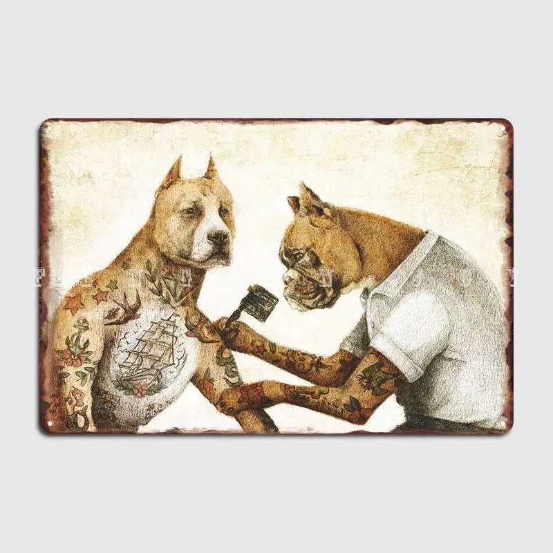 

The Tattooist Metal Plaque Poster Cinema Kitchen Wall Printing Wall Plaque Tin Sign Poster