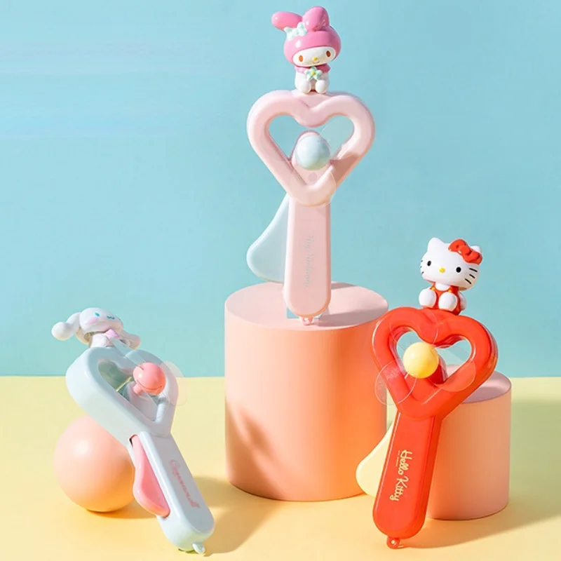 

Летний Sanrio Kawaii Hand Fan аниме милая коричная Мелодия портативный веер творческий подарок на праздник оптом
