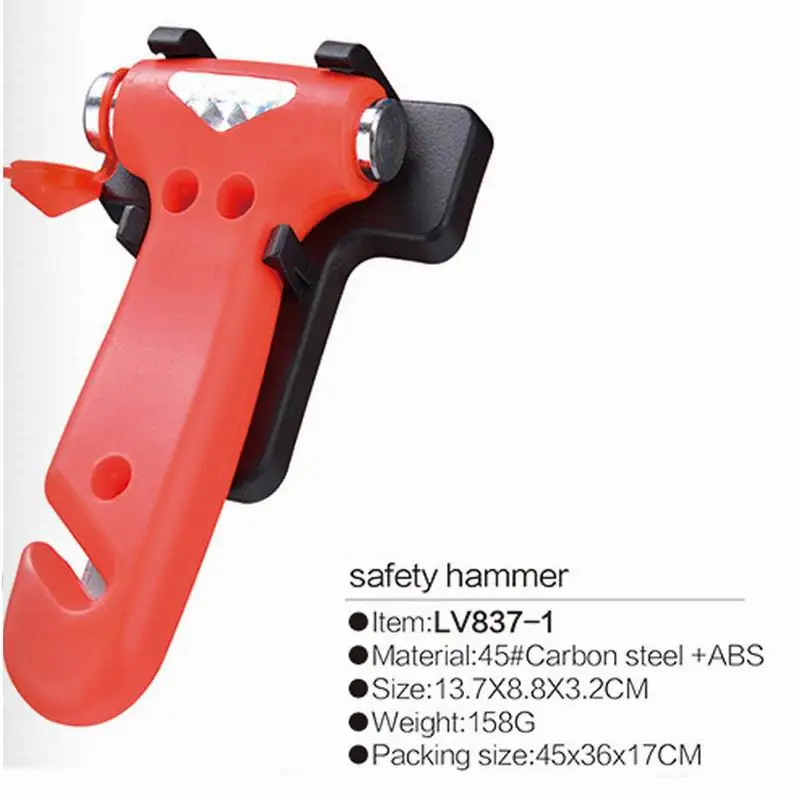 

Two-In-One Safety Hammer For Car Car Window Breaker Multifunctional Car Safety Hammer Emergency Rescue Hammer Tool