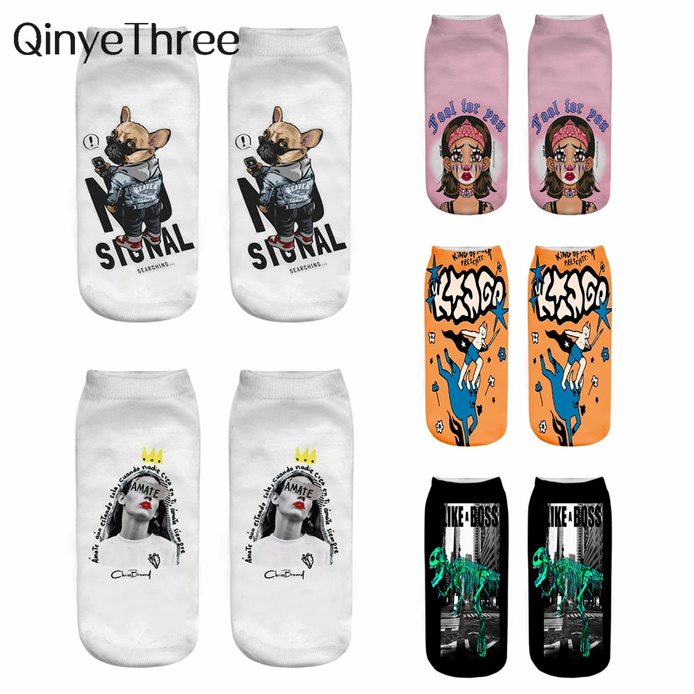 

Модные рекламные индивидуальные уличные культуры, модные яркие граффити, внешние освобождающие природы, крутые носки унисекс с 3D принтом