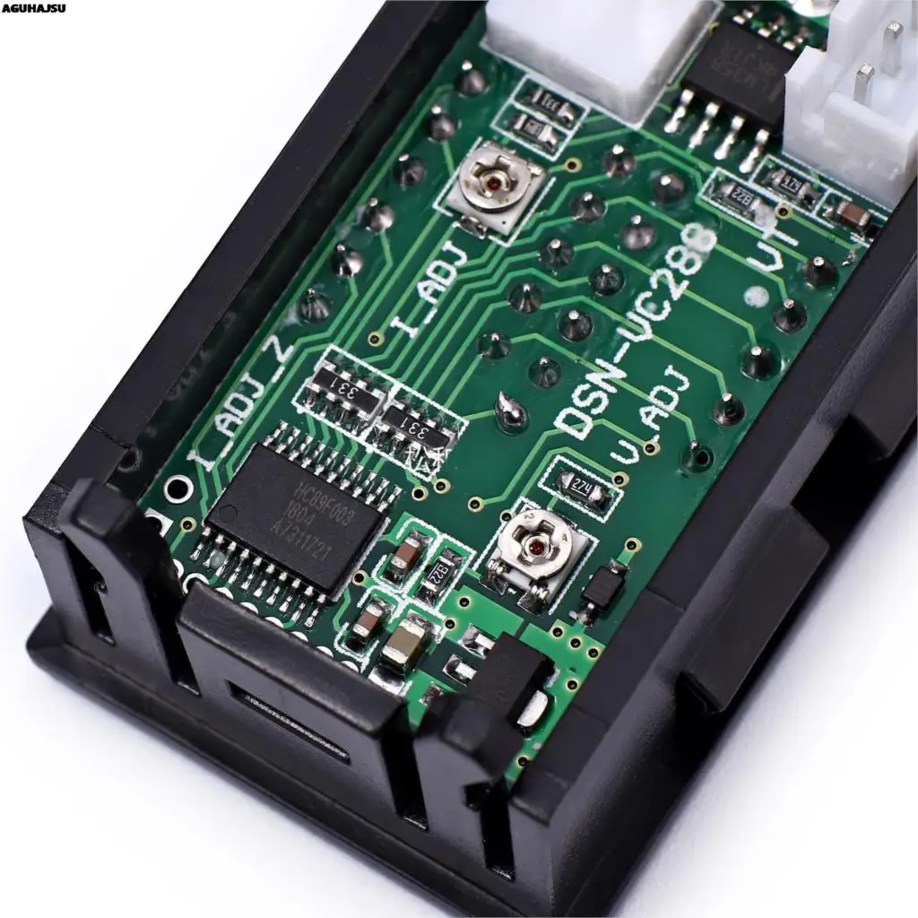 Цифровой вольтметр-Амперметр со светодиодной подсветкой 0 28 дюйма 10 А |