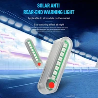 car solar strobe warning light led light bar 8 smd light light emergency rescue lamp colorful 8 modes signal flashing auto k9q6