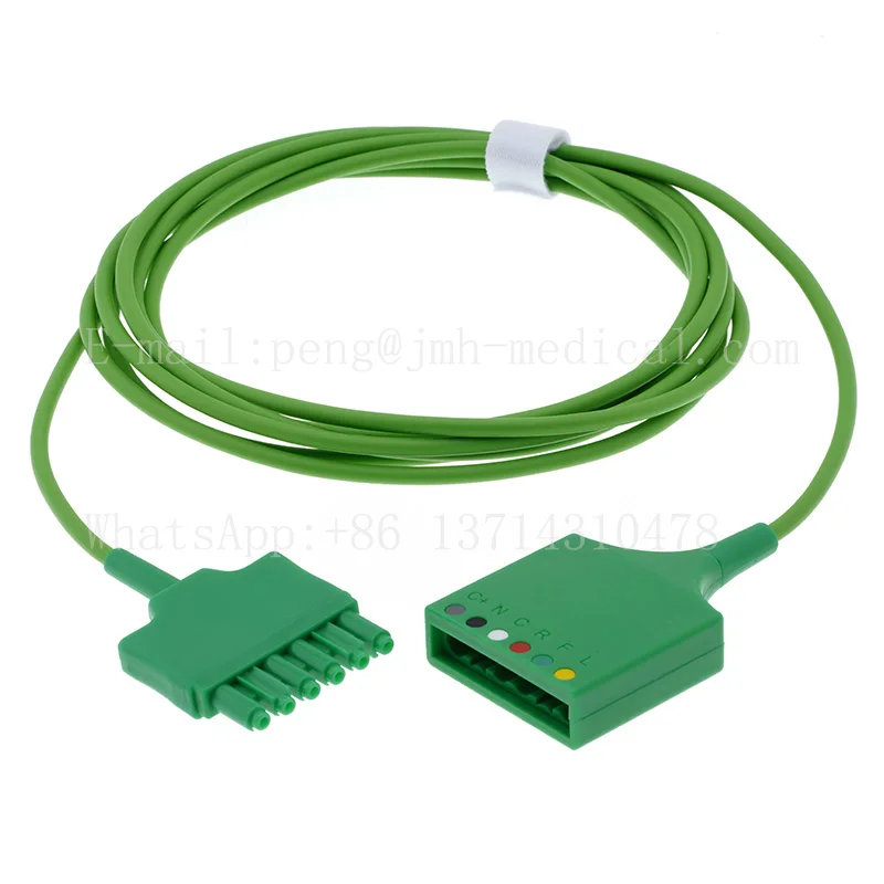 ЭКГ 3/5/6-выводной провод и удлинительный кабель совместимый с MS16256 MP05115 MP05130 MP05131