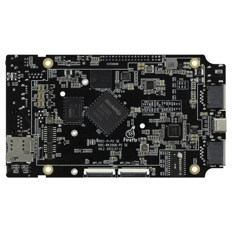 Smartfly ROC-RK3568-PC SE Четырехъядерный 64-битный процессор Cortex-A55 1 точек @ INT8 RKNN NPU DevelopBoard 2