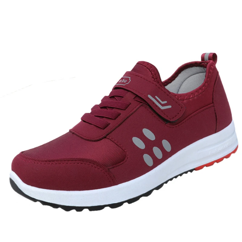 

2022 Fashion Women's Mesh Buckle Vulcanized Sports Shoes Flat Shoes Woman Sneakers Solid Fashion Leisure Platform zapatos mujer