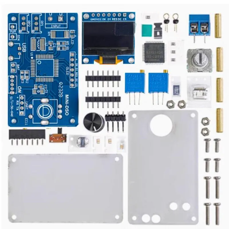 Мини DOS комплект ЖК-осциллографа STC8K8A однокристальный микрокомпьютер