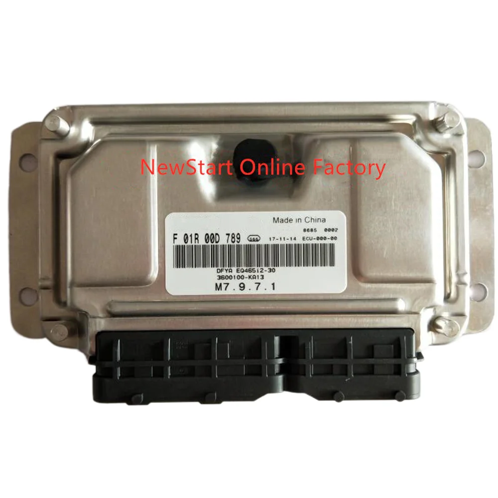 

F01R00D789 ECU новый оригинальный блок управления двигателем компьютера 3600100-KA13 EQ465i2-30 F01RB0D789 подходит для Dongfeng Sokon