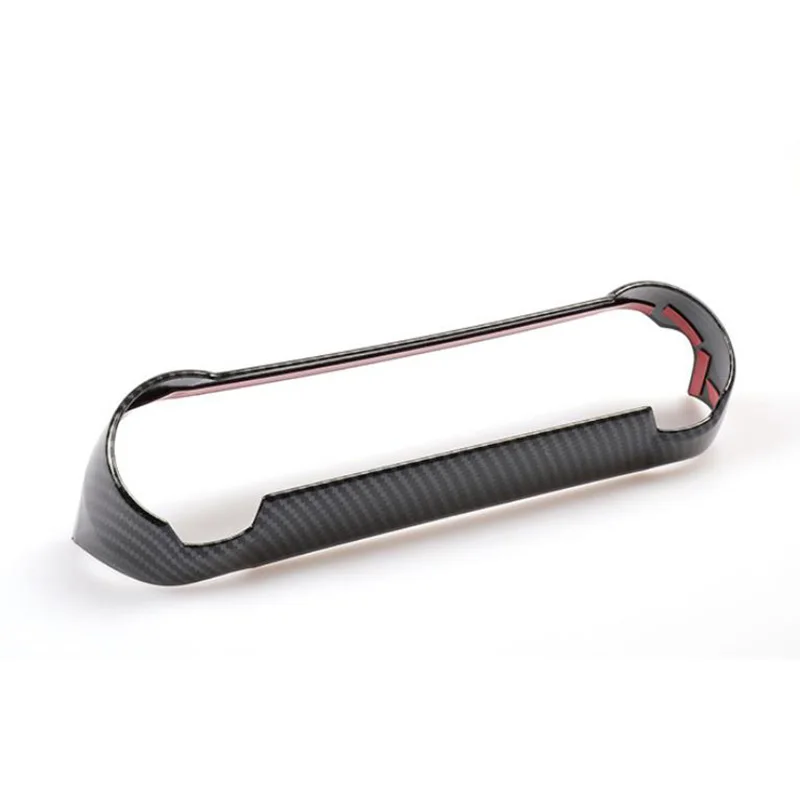 

Центральная консоль для Toyota RAV4 2019 2020, кнопка переключателя кондиционера, крышка, отделка, рамка, аксессуары из углеродного волокна