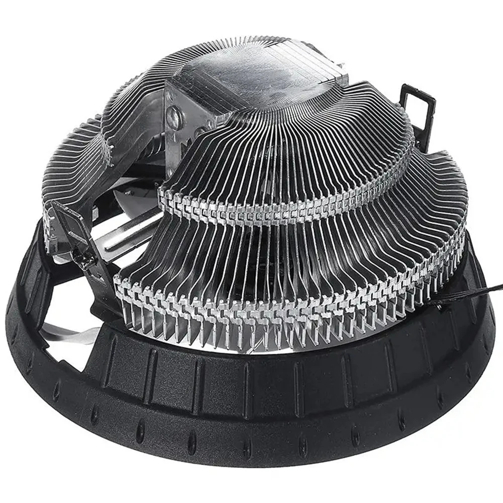 Охлаждающий кулер для ЦП вентилятор 3Pin 1800 об/мин бесшумный радиатор RGB Intel LGA AMD 1151