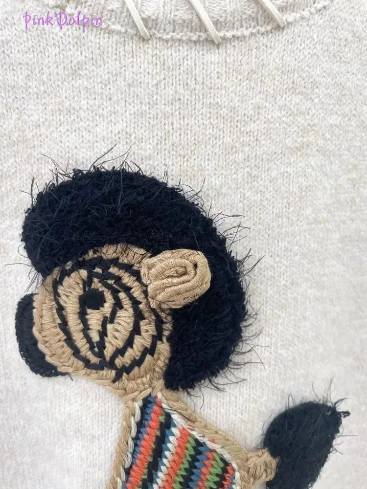 Женский вязаный жилет без рукавов повседневный винтажный свободный джемпер с