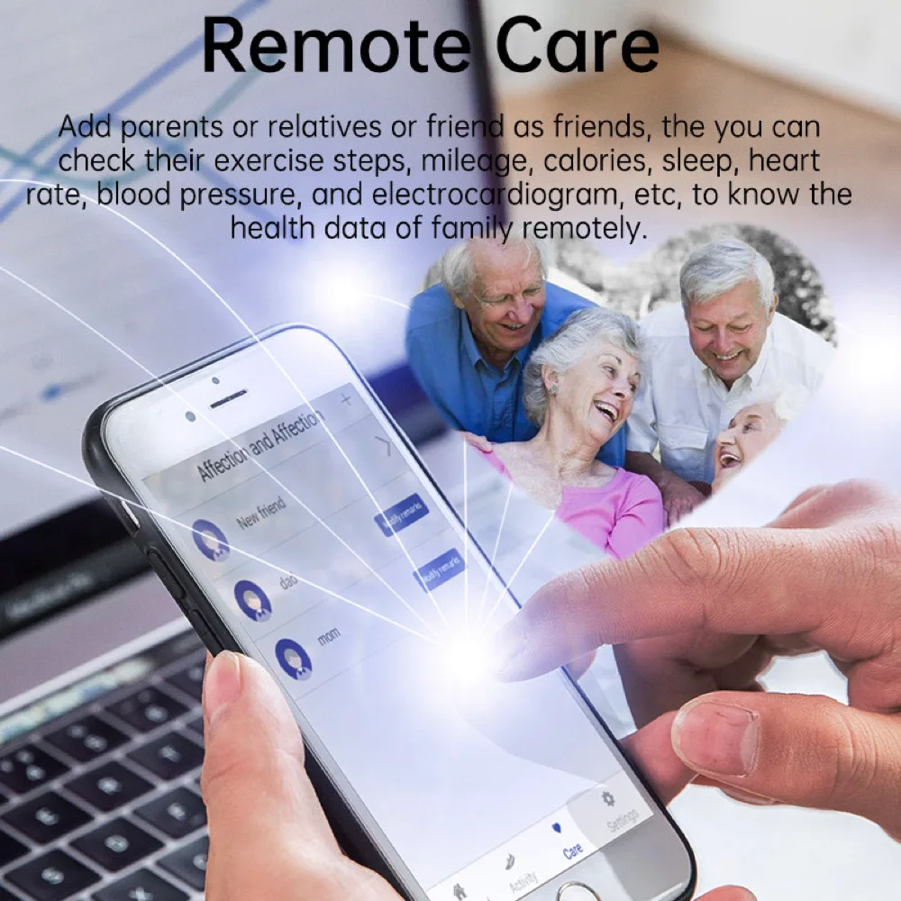 Мужской воздушный насос кровяное давление ЭКГ PPG температура кислород монитор