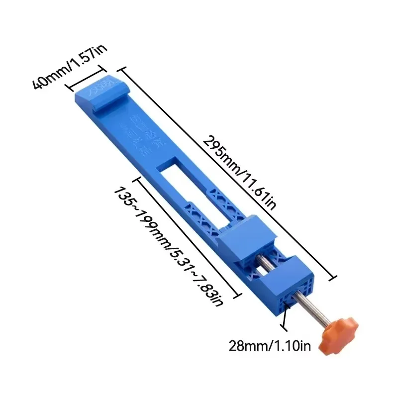 Electric Circular Saw Milling Positioning Clamp ABS Quick Fix Jig Back Board Clip for 4-inch Cutting Machine