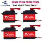 Обновление RC Servo 20 кг25 кг30 кг35 кг40 кг полностью металлическое снаряжение цифровой сервопривод 180 градусов Baja Водонепроницаемая версия для автомобилей RC игрушка