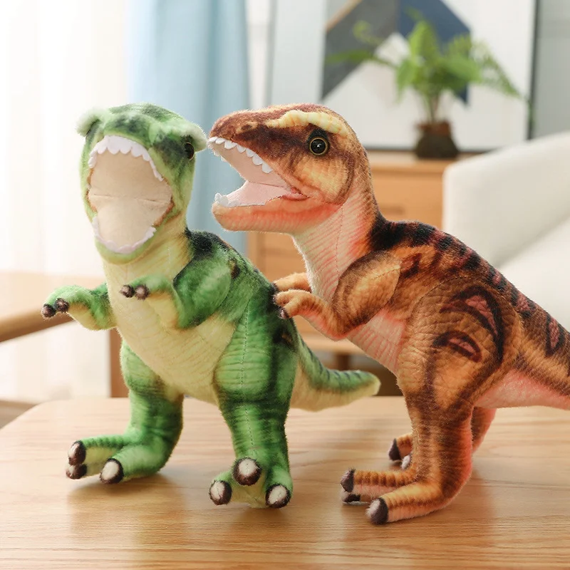 

38 см-54 см Реалистичное моделирование Юрского периода тираннозавр рекс плюшевая игрушка мягкое набивное Животное Динозавр кукла для мальчиков подарок на день рождения