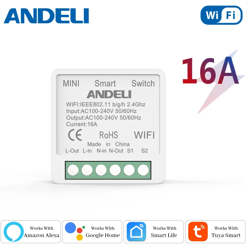 

ANDELI Умный выключатель света 16A