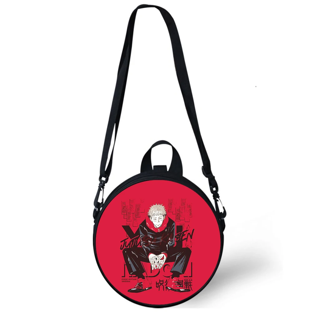 Jujutsu Kaisen ANIME Child kindergarten Bag 3D Print Crossbody Shoulder Bags For School Women Mini Round Bagpacks Rugtas Bag