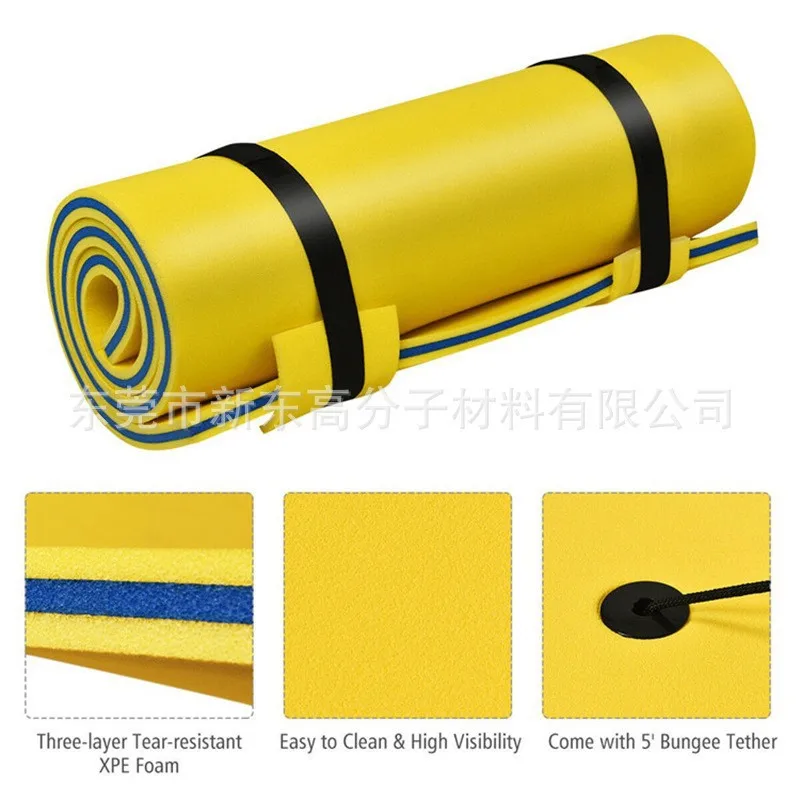 180x55 Floating Pad Summer New Large Outdoor Tear-Resistant XPE Foam Swimming Pool Water Blanket Float Mat Bed