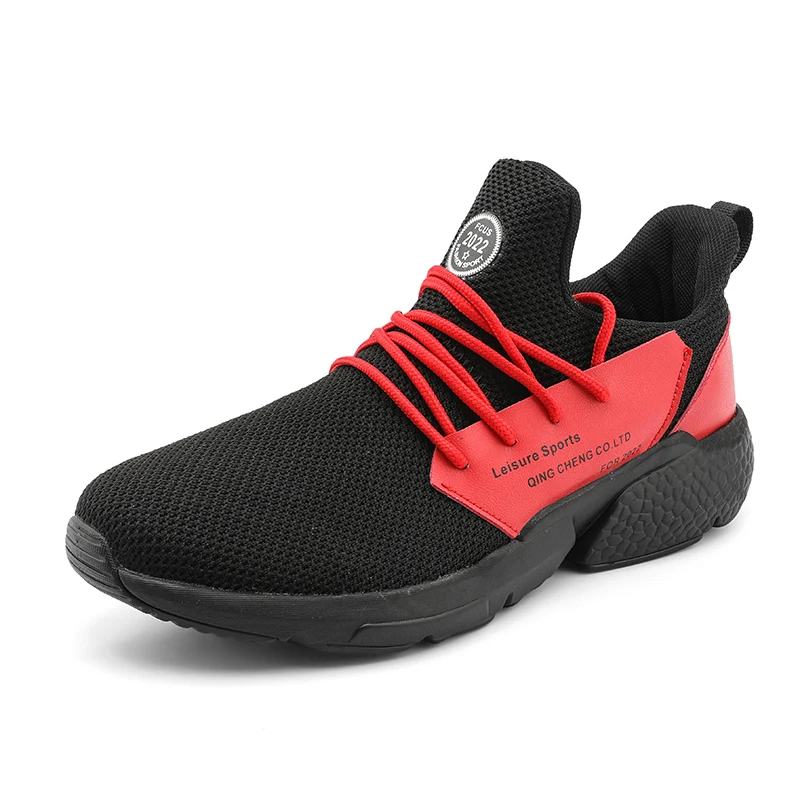 

2022 Summer breathable non-slip sneakers fashion soft bottom high quality mesh casual shoes outdoor comfortable jogging shoes