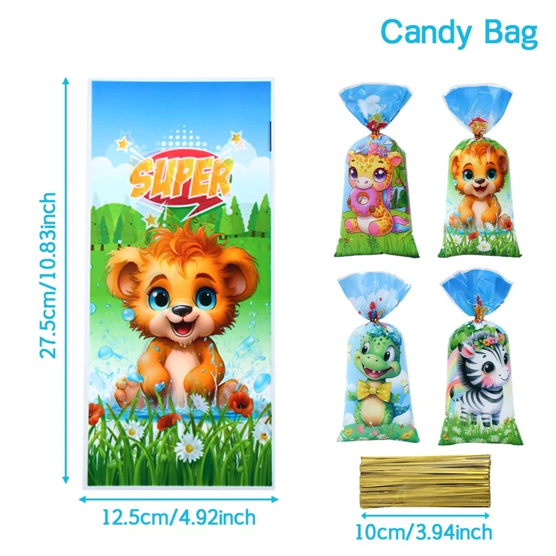 

Подарочные пакеты с мультяшными животными QIFU