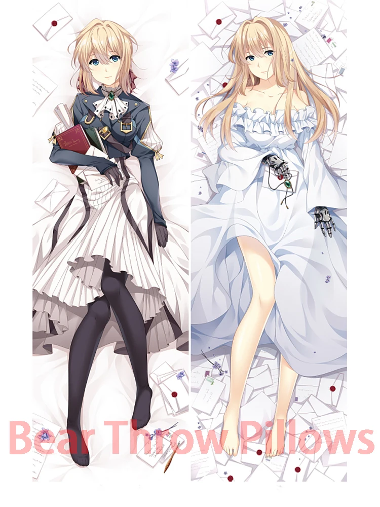 

Dakimakura anime Дакимакура аниме фиолетовые черные чулки Evergarden двухсторонний принт в натуральную величину наволочка для подушки Рождественское украшение подарок