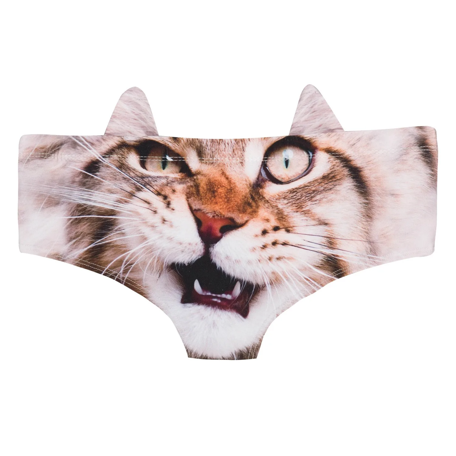 

Animal Low-Rise Underwear Briefs Breathable Women's Sexy Print Intimates intimates accesorios