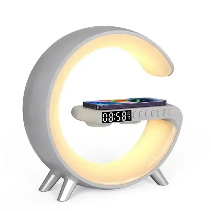 G-образная Настольная лампа с будильником