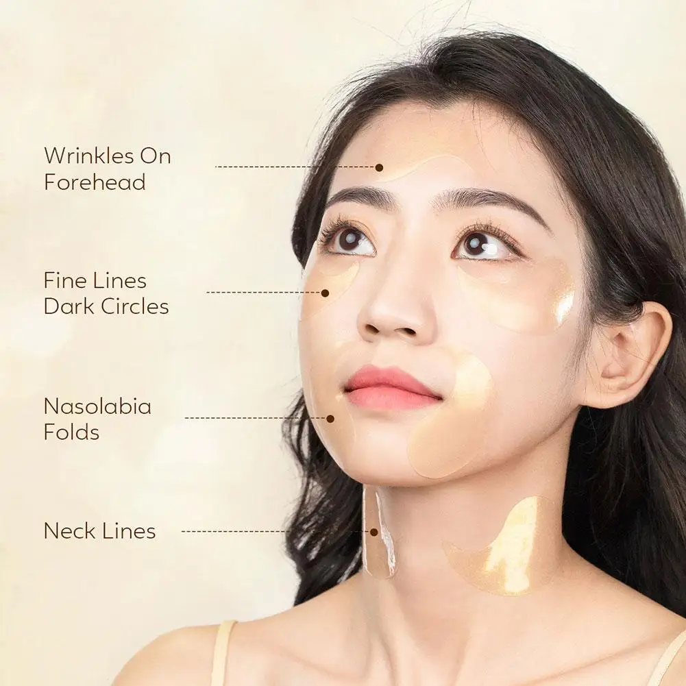 LAIKOU Маска для глаз в виде улитки увлажняющая против отечности темные укрепляющие