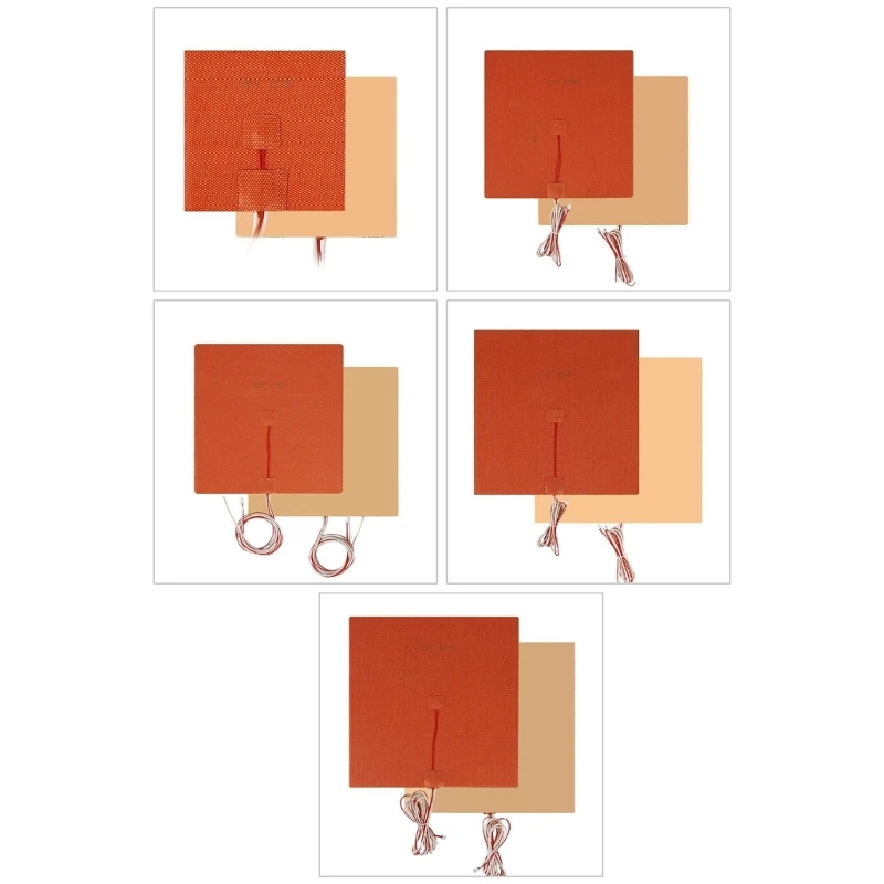 Силиконовая грелка с подогревом 100/250/300 мм 110 В 220 450 Вт/650 Вт горячая кровать