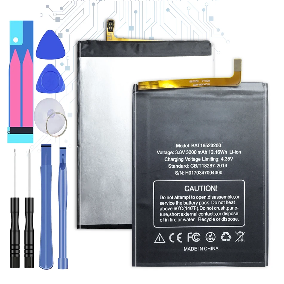 Аккумулятор BAT16523200 Для Doogee Y6 Y 6 Y6C MTK6750 мобильный телефон с номером отслеживания