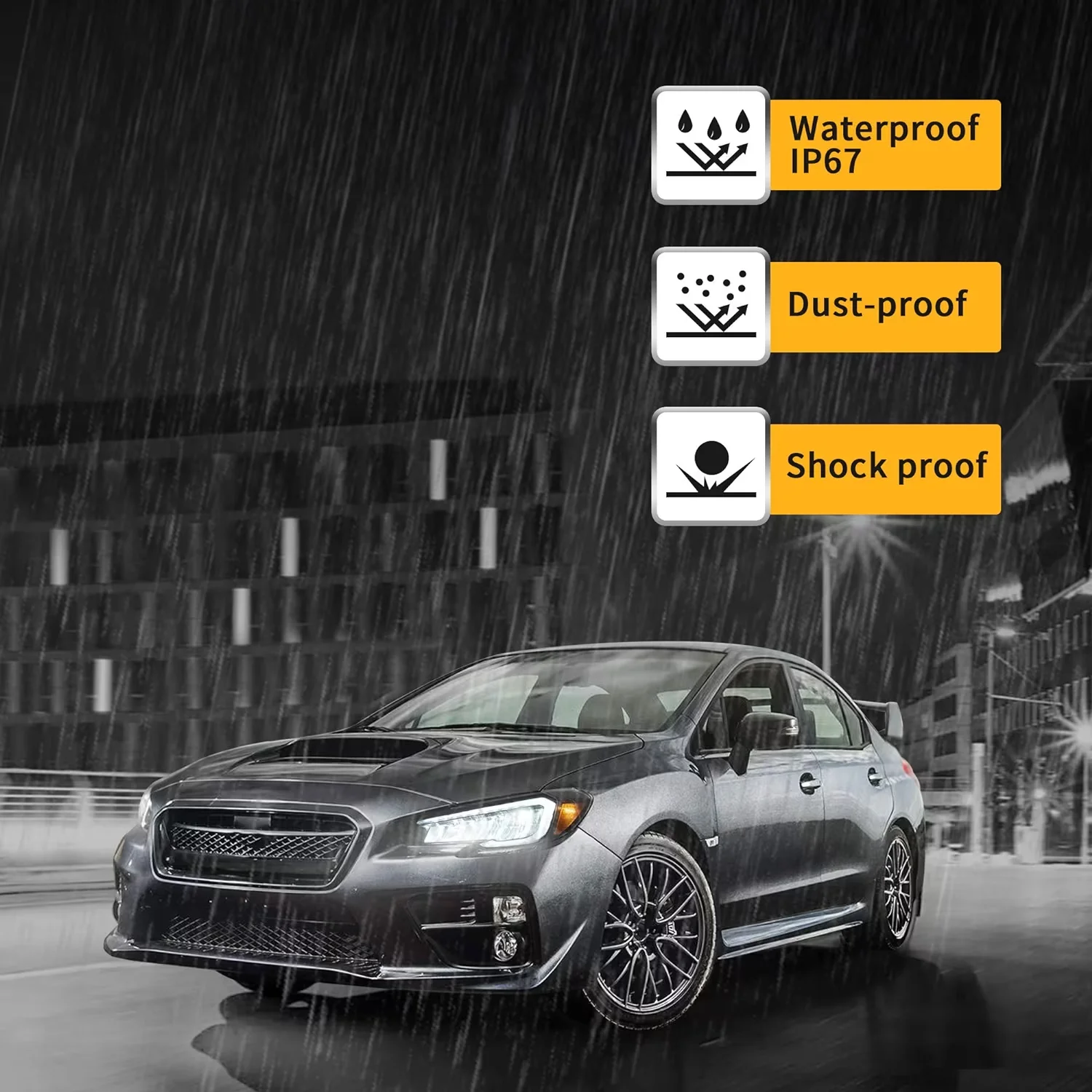 Светодиодные фары для проектора совместимые с S-u-b-a-r-u WRX/STI 2015-2021 Base Premium Limited