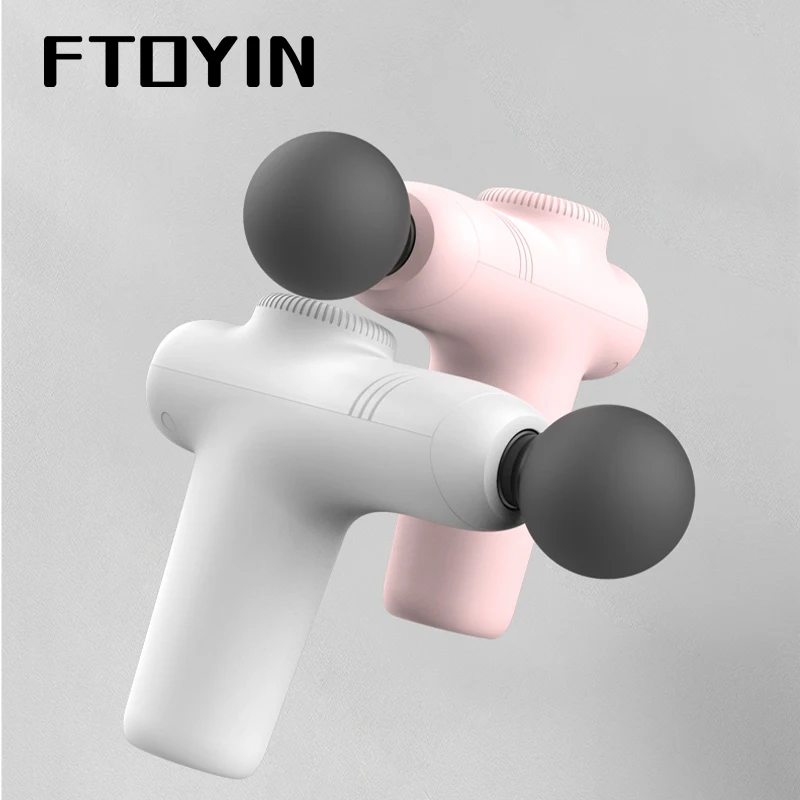 

FTOYIN Massage Gun 5 Gears Mini Massager Muscle Relaxation Body Relax Electric Massager with Portable Bag Therapy Gun Fitness