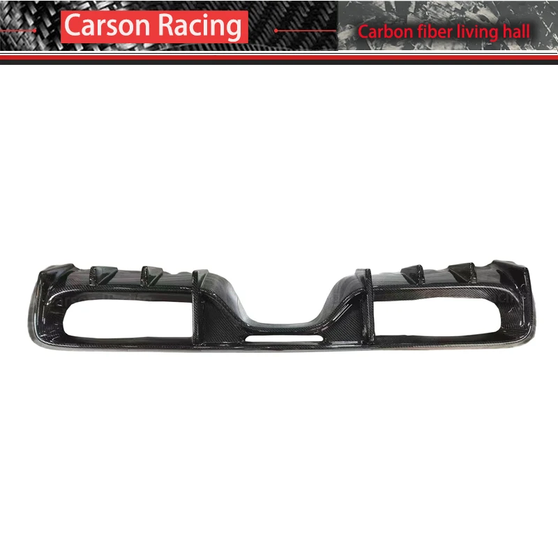 Для Mini Cooper S F55 F56 F57 влажный задний диффузор из углеродного волокна с тормозным