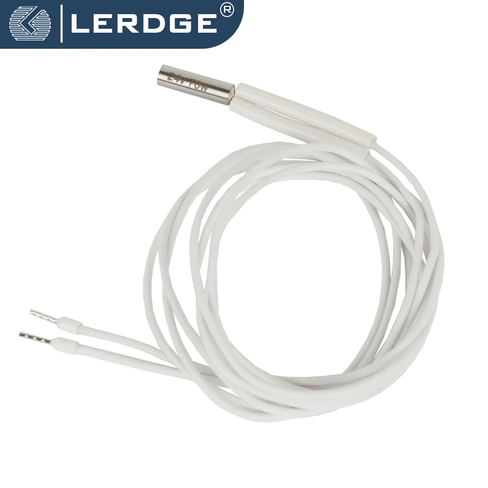 

3D Printers Parts Heater Cartridge 550℃ 12V/24V 70W 6*20mm Heating Tube 1/2M Line Length For MK Mendel Reprap Extruder Parts