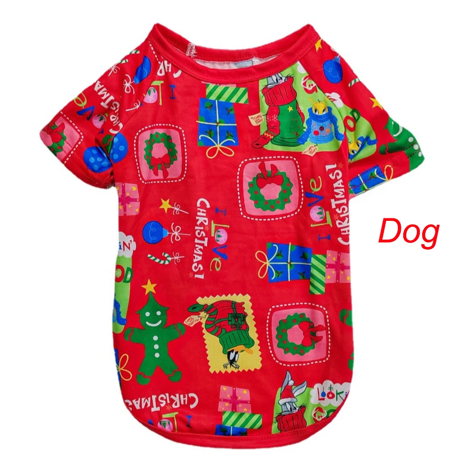 Рождественская Пижама с мультяшным аниме-принтом 2024 подходящие наряды для всей