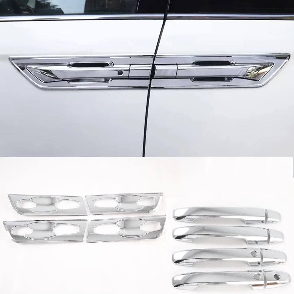 

Auto Chrome Door Handle Cover With Two Smart Hole Bowl Body Kit Upgrade Car Accessories For Honda Odyssey 2022