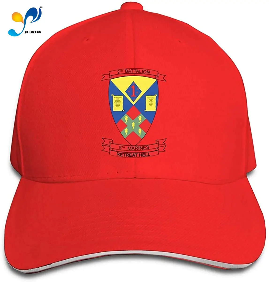 

Classic 2nd Battalion 5th Marines Baseball Cap Adjustable Peaked Sandwich Hats