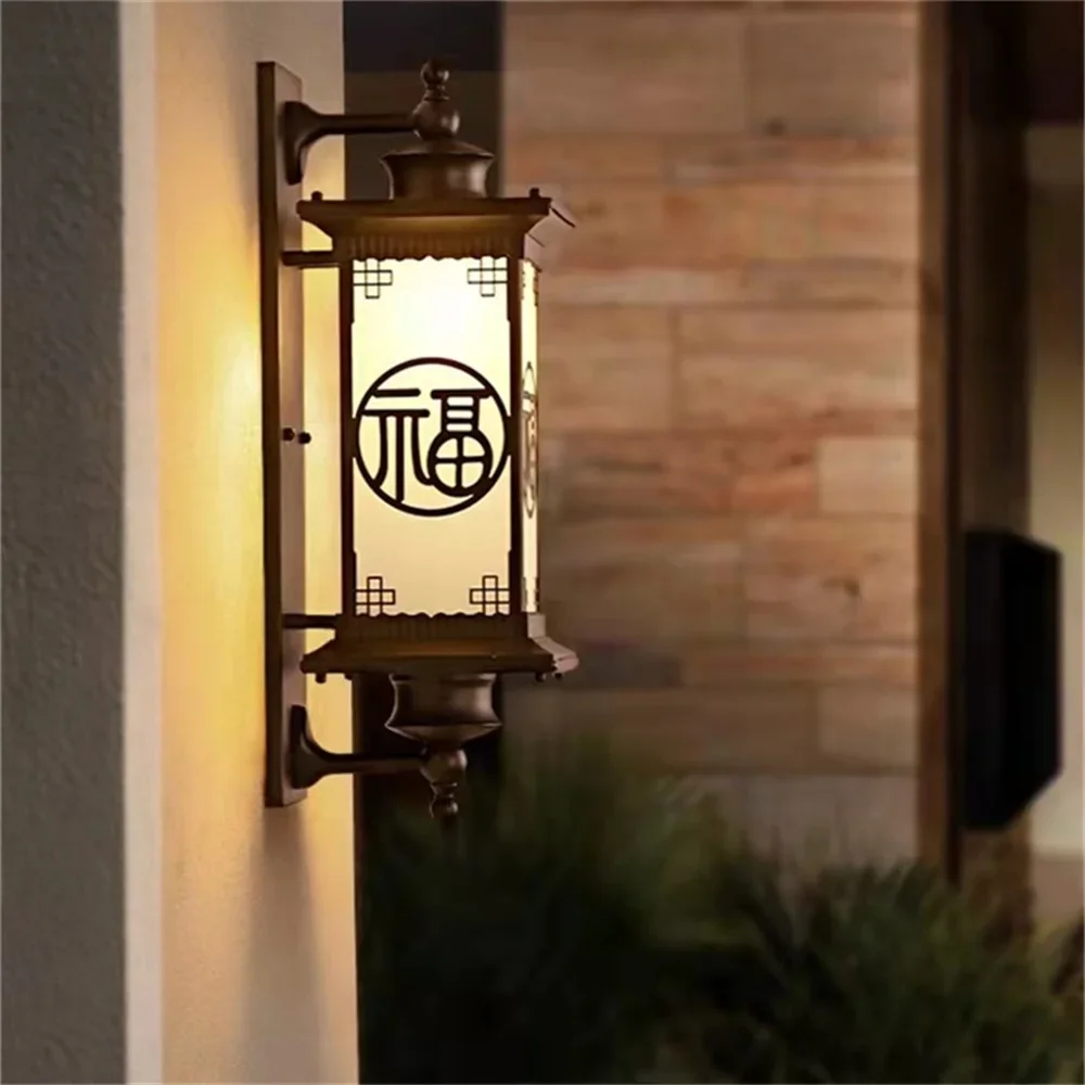 ABEL уличные солнечные настенные бра светодиодные водонепроницаемые винтажные