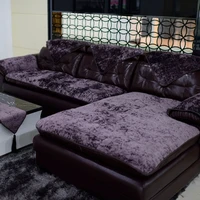 european velvet leather sofa covers four seasons towel cover full coverage universal winter plush non slip sofa cover