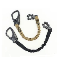 outdoor sports military training imported aluminum alloy k button quick release vertical safety rope